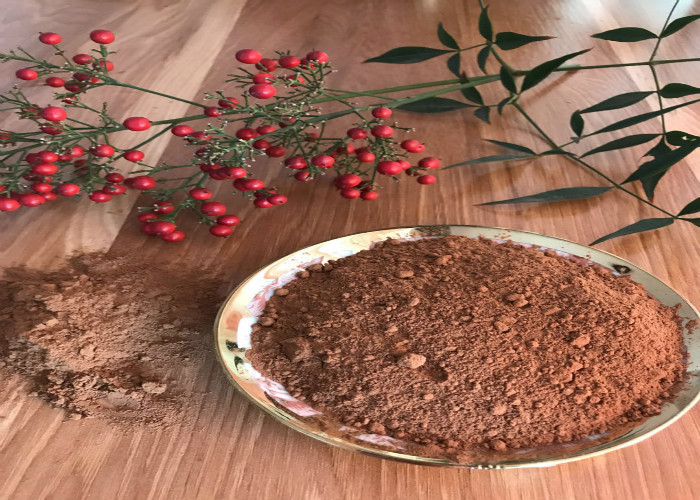 25Kg KOSHER AF01 Bubuk Coklat Alkalisasi Dengan Coklat Kemerahan Menjadi Coklat Gelap