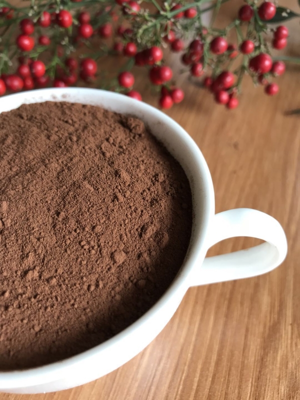 Bubuk Cocoa Organik Lemak Murni Tinggi Dengan Memperluas Fungsi Pembuluh Darah