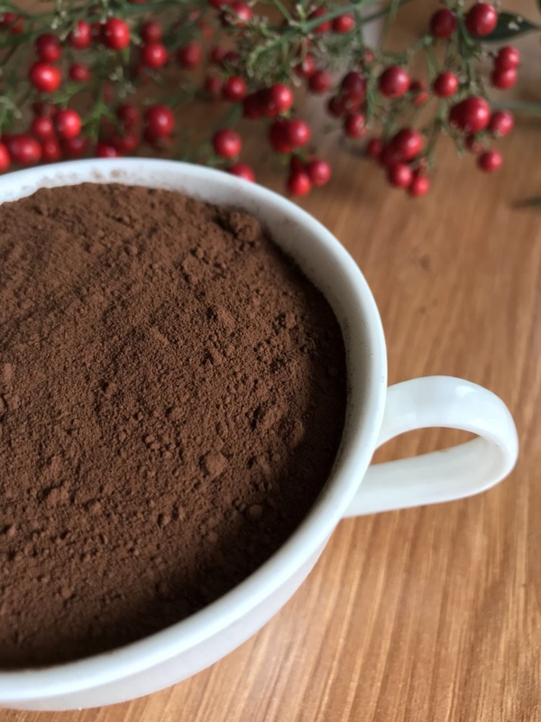 Bubuk Cocoa Organik Lemak Murni Tinggi Dengan Memperluas Fungsi Pembuluh Darah