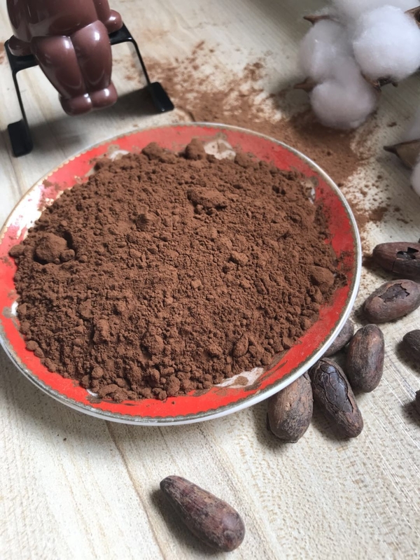 Bubuk Coklat Komersial 100 Bubuk Coklat Murni Bakteri Salmonella Negatif ISO 9001 Disetujui